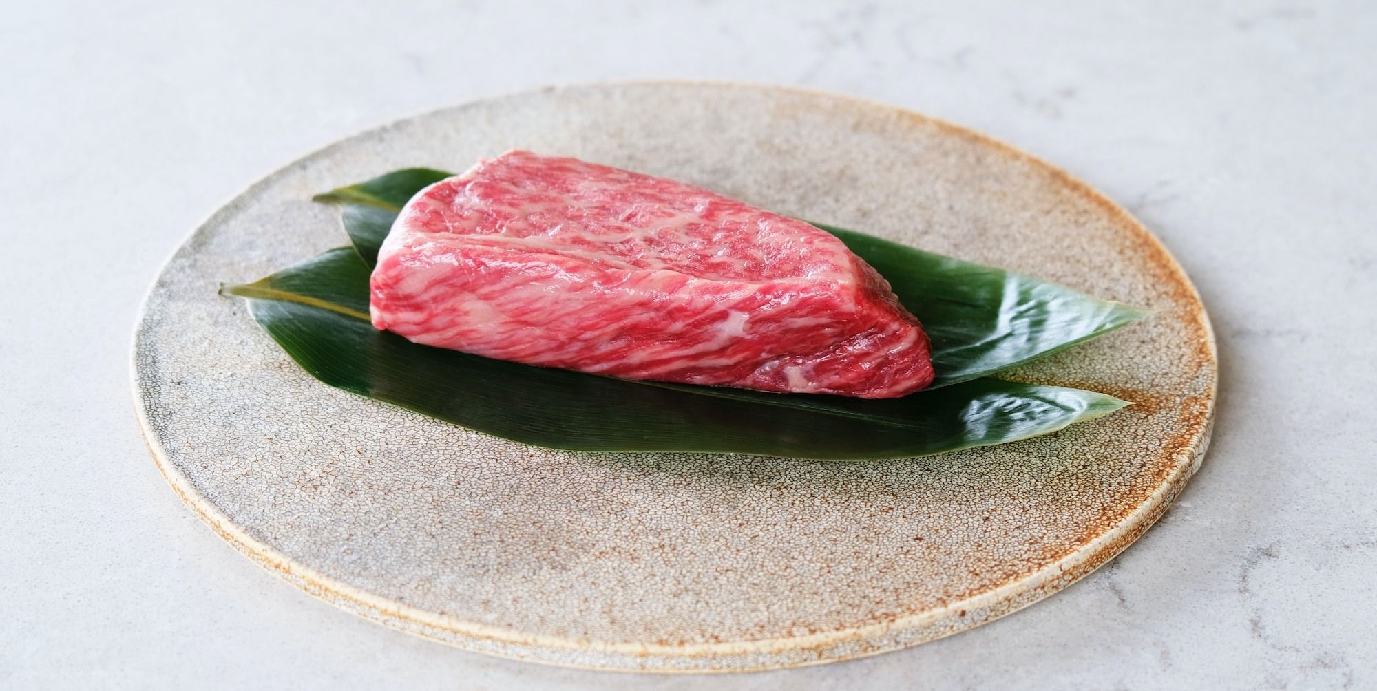 A5 Wagyu steak with intense marbling texture