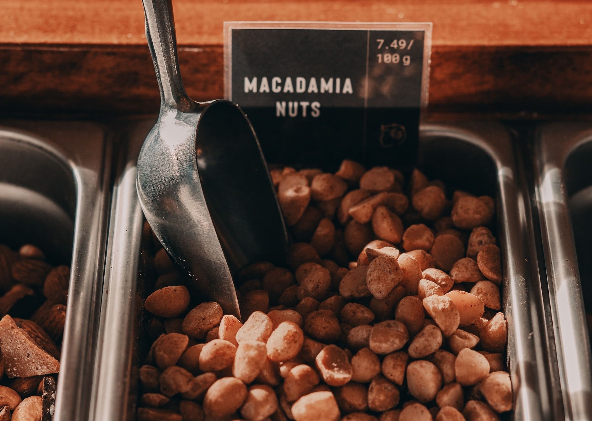 tray Macadamia of nuts