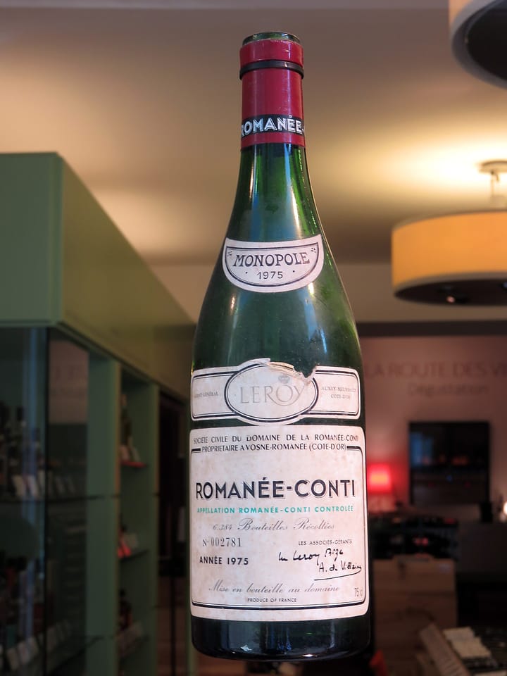 Romanée-Conti Vintage Wine