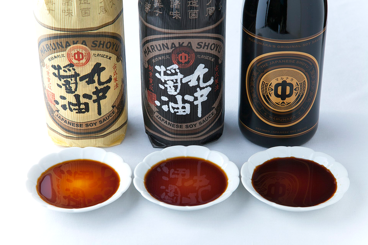 Bottles of Aged Japanese Soy Sauce, Shoyu